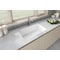 Ruvati 30"x18" Granite Composite Undermount Sgl Bowl Kitchen Sink, Wht RVG2030WH - alternate 3